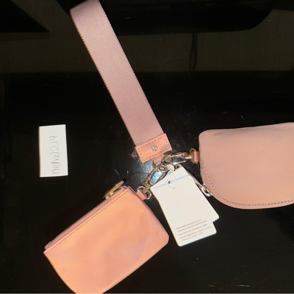 Lululemon Dual Pouch Wristlet- Pink Pastel/Twilight Rose - Picture 4 of 7